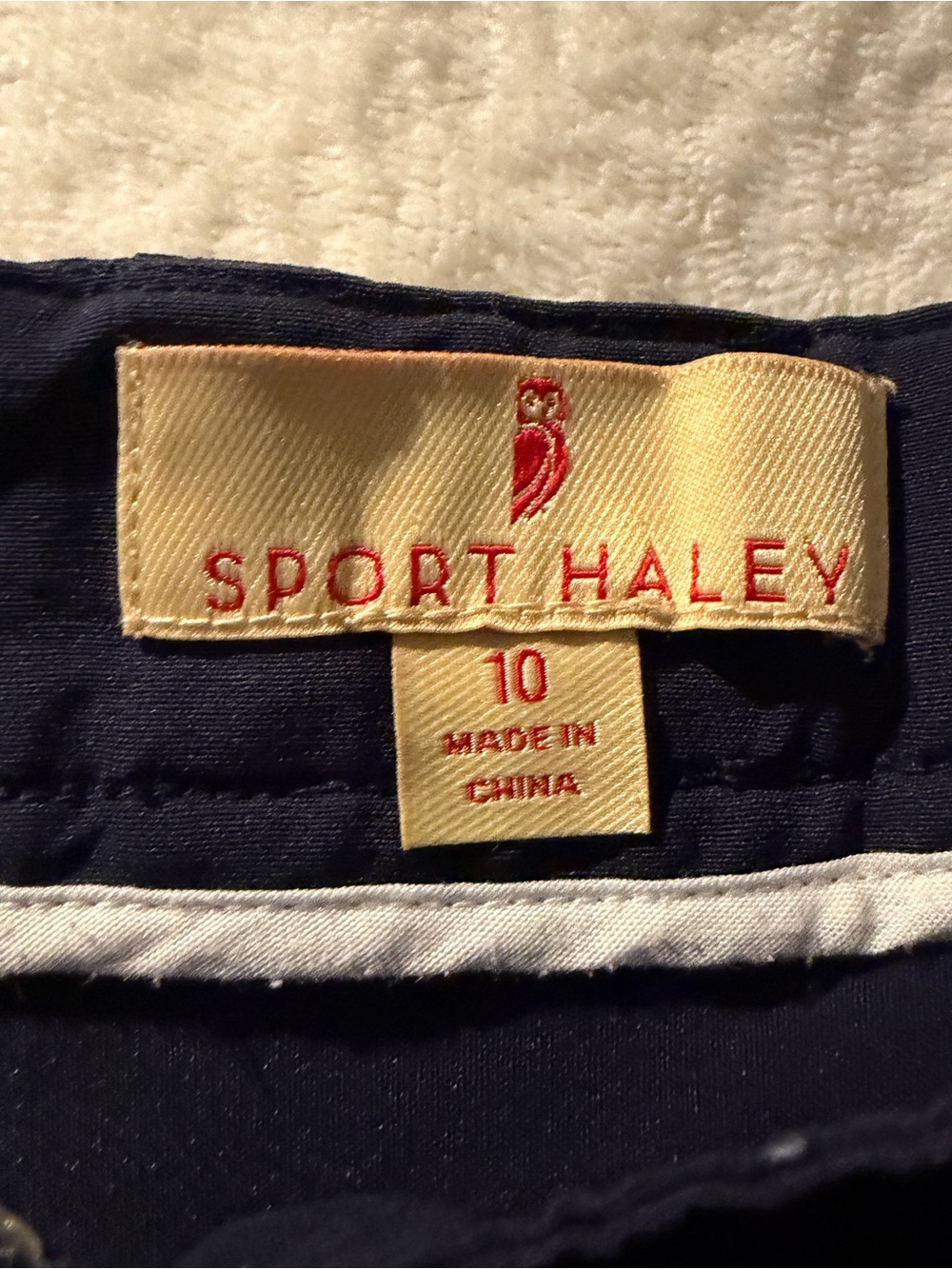 Sport Haley Navy Blue Stretch Golf Shorts | Size 10 - Picture 4 of 4